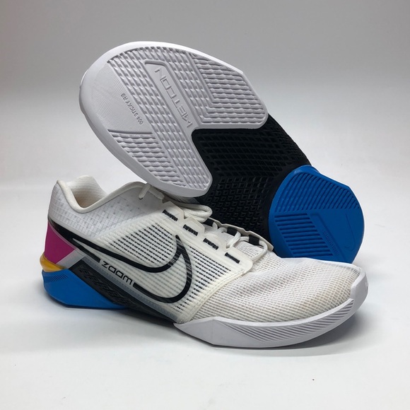 Mens Nike Zoom Metcon Turbo 2 White/Blue/Purple DH3392-109 NWOB - Picture 1 of 5